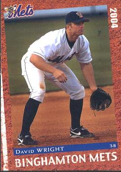 2004 Grandstand Binghamton Mets #29 David Wright Front