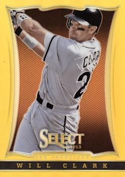 2013 Panini Select - Prizm Gold #121 Will Clark Front