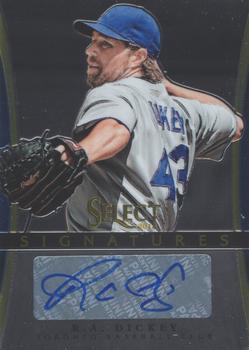 2013 Panini Select - Signatures #RA R.A. Dickey Front