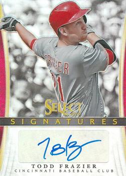 2013 Panini Select - Signatures Prizm #TF Todd Frazier Front