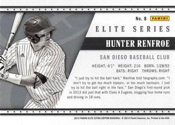 2013 Panini Elite Extra Edition - Elite Series #8 Hunter Renfroe Back
