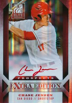 2013 Panini Elite Extra Edition - Signature Red Ink #174 Chase Jensen Front