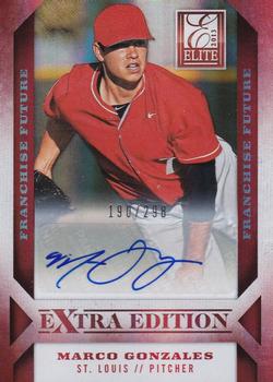 2013 Panini Elite Extra Edition - Franchise Futures Signatures #6 Marco Gonzales Front