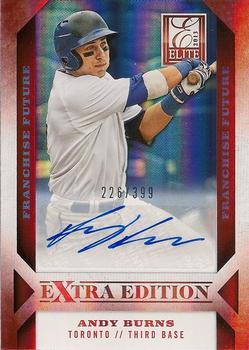 2013 Panini Elite Extra Edition - Franchise Futures Signatures #60 Andy Burns Front