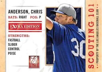 2013 Panini Elite Extra Edition - Scouting 101 #13 Chris Anderson Front