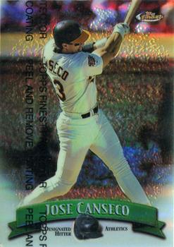 1998 Finest - Refractors #26 Jose Canseco Front