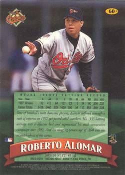 1998 Finest - Refractors #60 Roberto Alomar Back