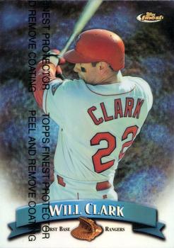 1998 Finest - Refractors #68 Will Clark Front