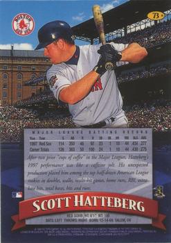 1998 Finest - Refractors #73 Scott Hatteberg Back