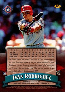 1998 Finest - Refractors #125 Ivan Rodriguez Back