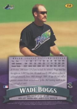 1998 Finest - Refractors #158 Wade Boggs Back