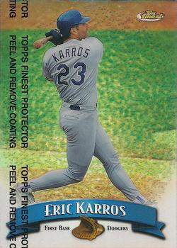 1998 Finest - Refractors #195 Eric Karros Front