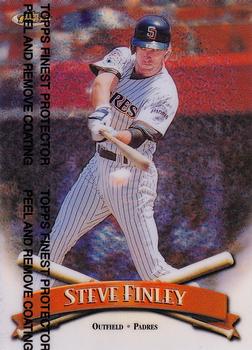 1998 Finest - Refractors #220 Steve Finley Front
