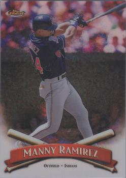 1998 Finest - Refractors #244 Manny Ramirez Front