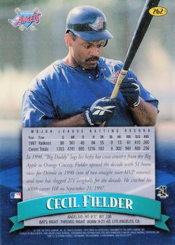 1998 Finest - Refractors #262 Cecil Fielder Back