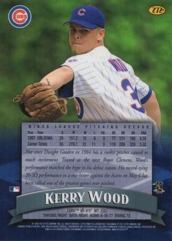 1998 Finest - Refractors #272 Kerry Wood Back
