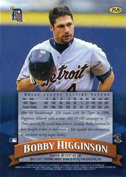 1998 Finest - Refractors #248 Bobby Higginson Back