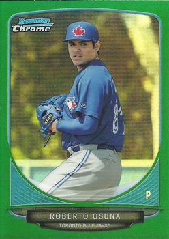 2013 Bowman Chrome - Prospects Green Refractors #BCP182 Roberto Osuna Front