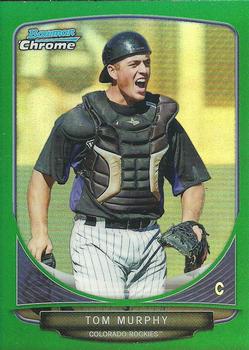 2013 Bowman Chrome - Prospects Green Refractors #BCP201 Tom Murphy Front