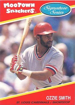 1991 MooTown Snackers #8 Ozzie Smith Front
