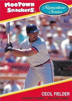 1991 MooTown Snackers #24 Cecil Fielder Front