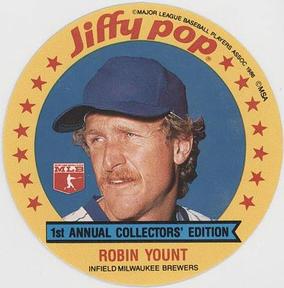 1986 Jiffy Pop Discs #5 Robin Yount Front