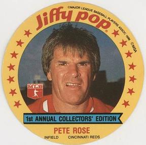 1986 Jiffy Pop Discs #11 Pete Rose Front