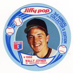 1988 Jiffy Pop Discs #11 Wally Joyner Front