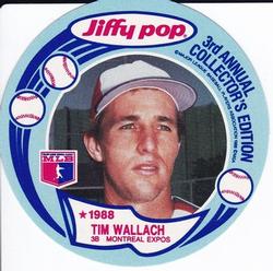 1988 Jiffy Pop Discs #18 Tim Wallach Front