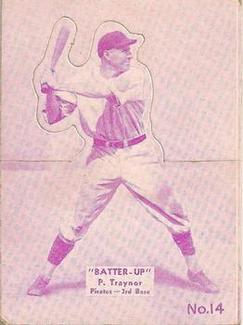 1934-36 Batter-Up (R318) #14 Pie Traynor Front