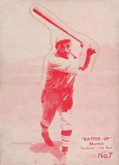 1934-36 Batter-Up (R318) #7 Pepper Martin Front