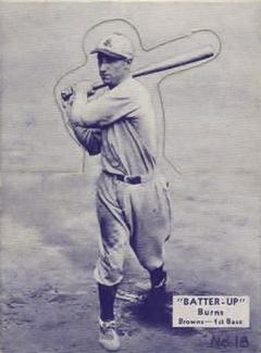 1934-36 Batter-Up (R318) #18 Jack Burns Front