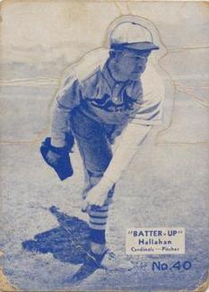 1934-36 Batter-Up (R318) #40 Bill Hallahan Front