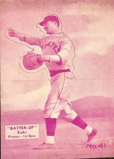 1934-36 Batter-Up (R318) #41 Gus Suhr Front