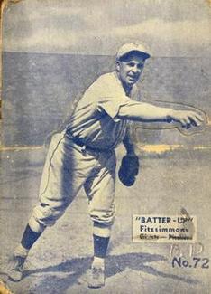 1934-36 Batter-Up (R318) #72 Freddie Fitzsimmons Front