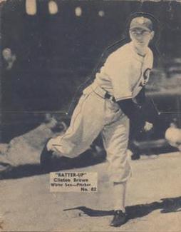 1934-36 Batter-Up (R318) #82 Clint Brown Front