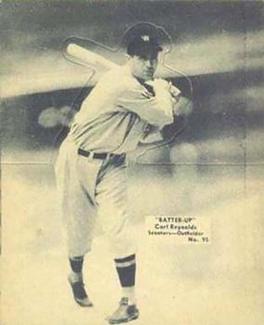 1934-36 Batter-Up (R318) #95 Carl Reynolds Front