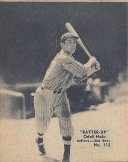 1934-36 Batter-Up (R318) #112 Odell Hale Front
