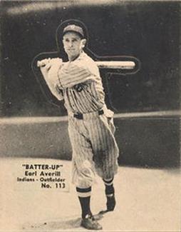 1934-36 Batter-Up (R318) #113 Earl Averill Front