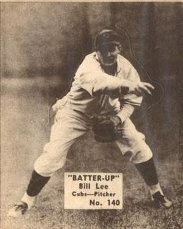 1934-36 Batter-Up (R318) #140 Bill Lee Front