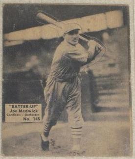 1934-36 Batter-Up (R318) #145 Joe Medwick Front
