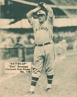 1934-36 Batter-Up (R318) #178 Don Brennan Front