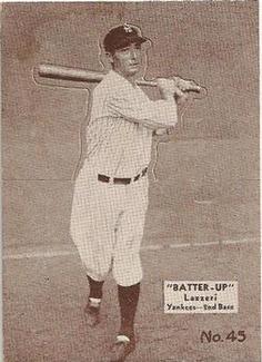 1934-36 Batter-Up (R318) #45 Tony Lazzeri Front