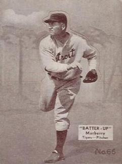 1934-36 Batter-Up (R318) #66 Fred Marberry Front