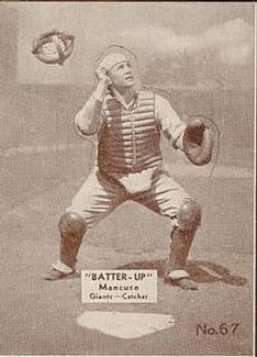 1934-36 Batter-Up (R318) #67 Gus Mancuso Front