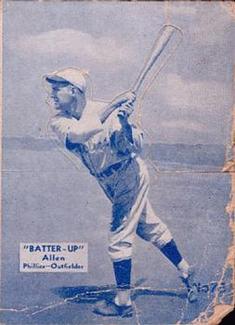 1934-36 Batter-Up (R318) #76 Ethan Allen Front