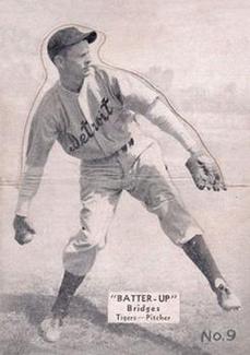 1934-36 Batter-Up (R318) #9 Tommy Bridges Front