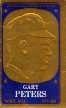 1965 Topps - Embossed #18 Gary Peters Front