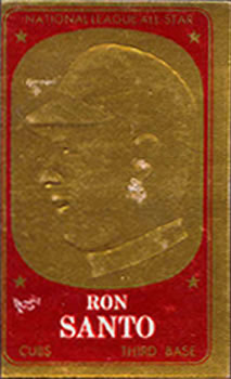 1965 Topps - Embossed #28 Ron Santo Front