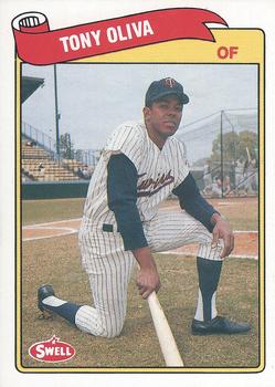 1989 Swell Baseball Greats #12 Tony Oliva Front